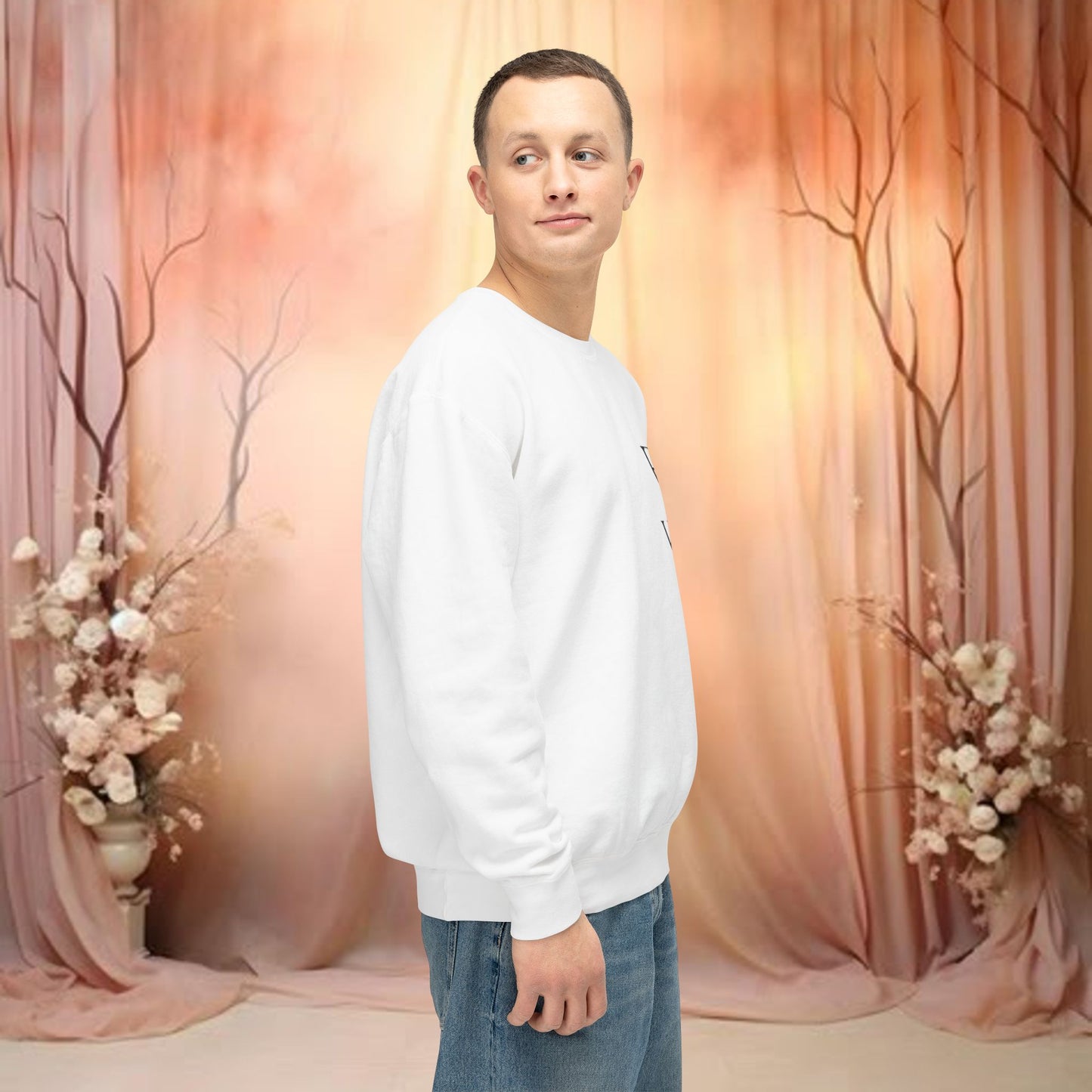 Unisex Lightweight Crewneck Sweatshirt - Alive, Blessed, Grateful.