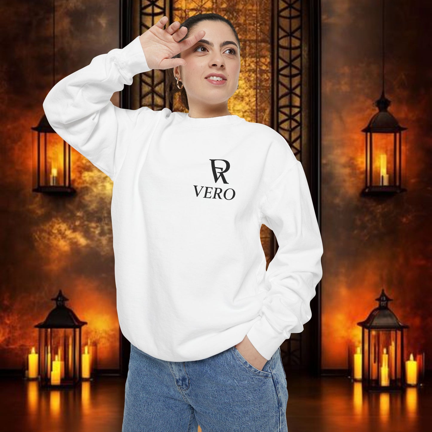 Faith-Inspired Unisex Sweatshirt - Walk by Faith Design.