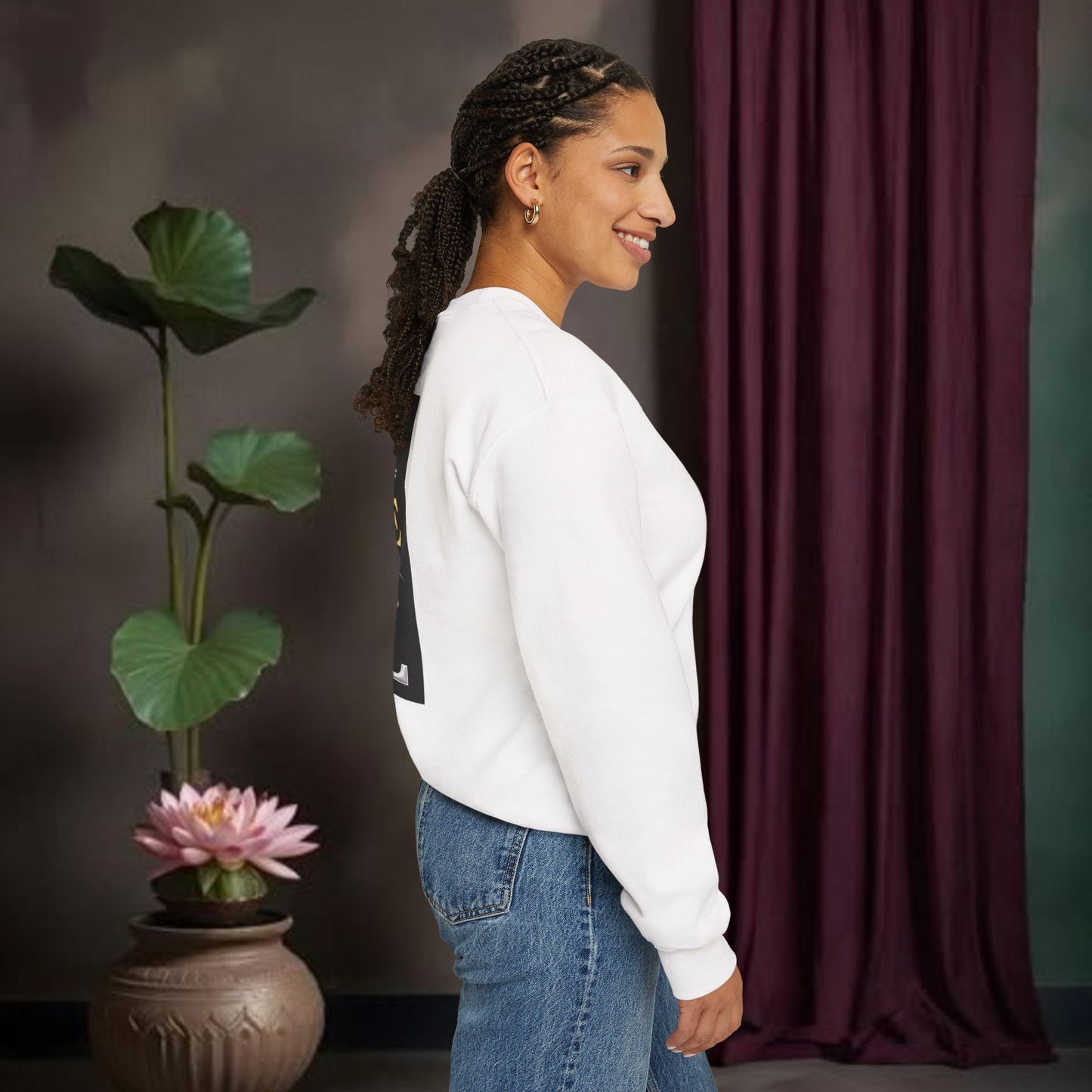 Inspirational Peace Crewneck Sweatshirt - Cozy Christian Fashion.