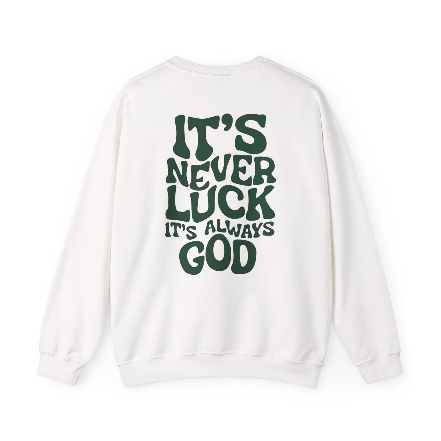 God Always Crewneck Sweatshirt, Cozy Casual Wear.