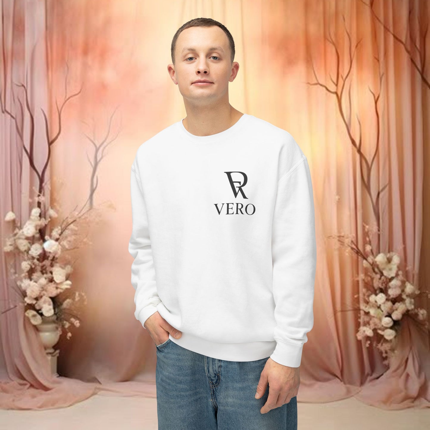 Unisex Lightweight Crewneck Sweatshirt - Alive, Blessed, Grateful.