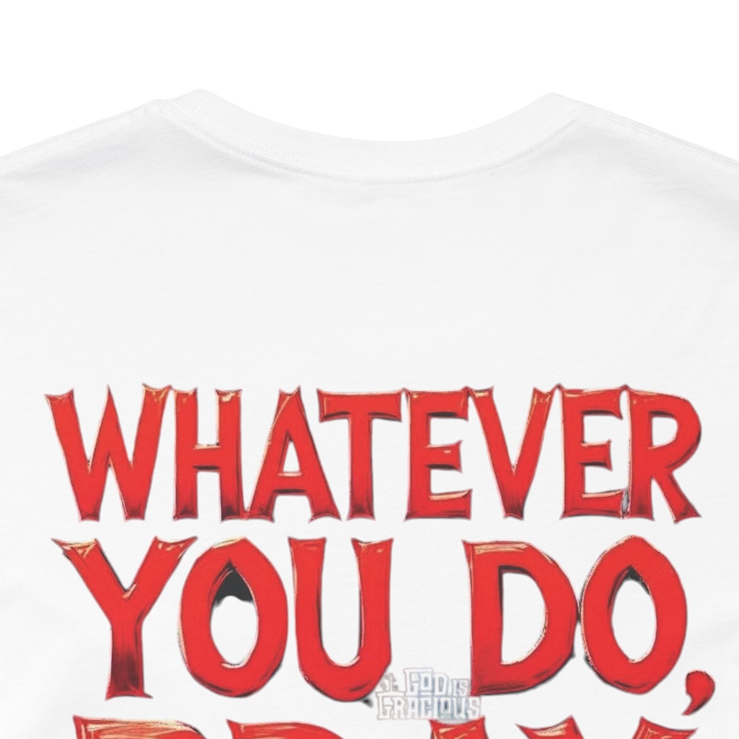 Inspirational T-Shirt, Pray About It Tee, Faith-Based Clothing.