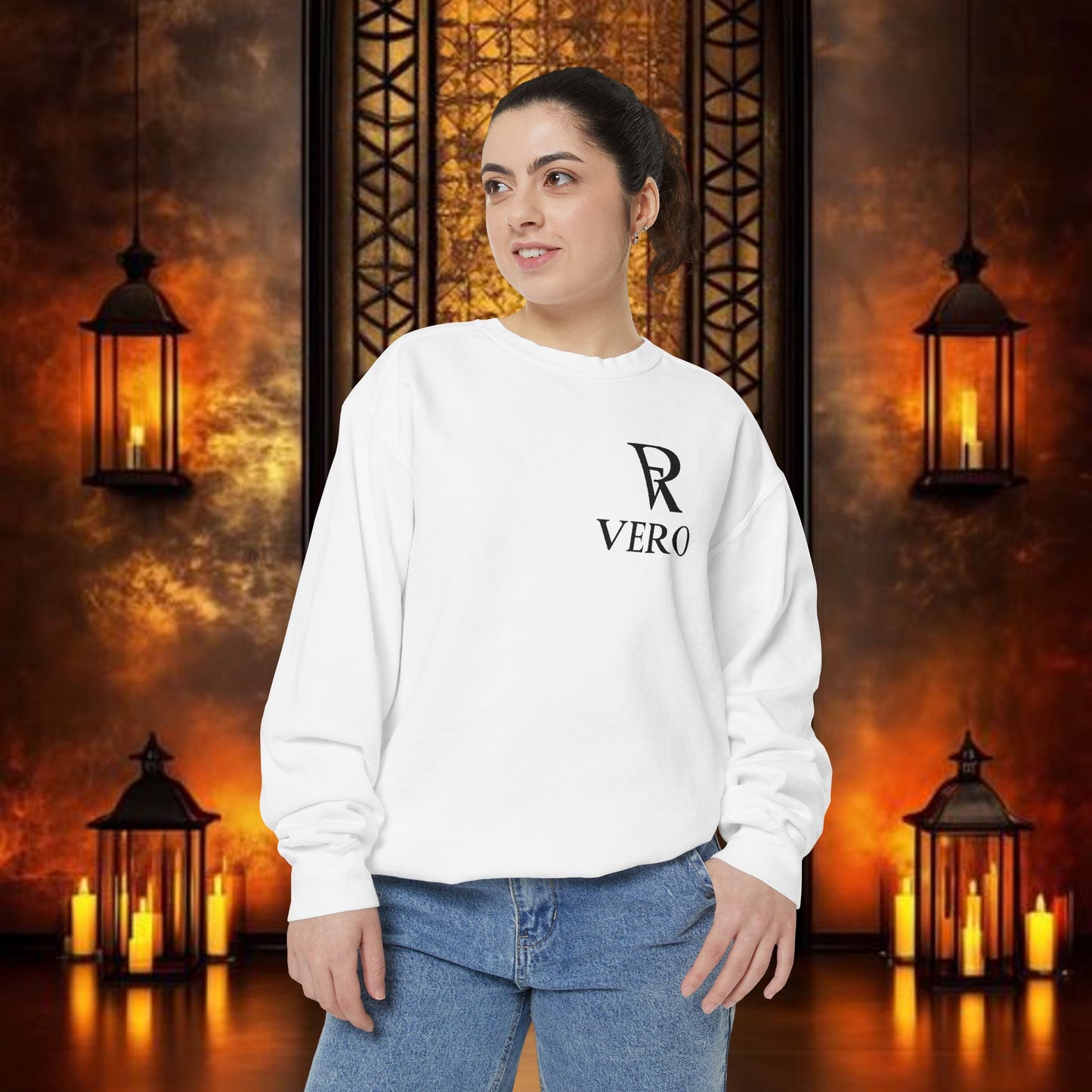 Faith Moves Mountains Sweatshirt | Unisex Garment-Dyed, Inspirational Gift.