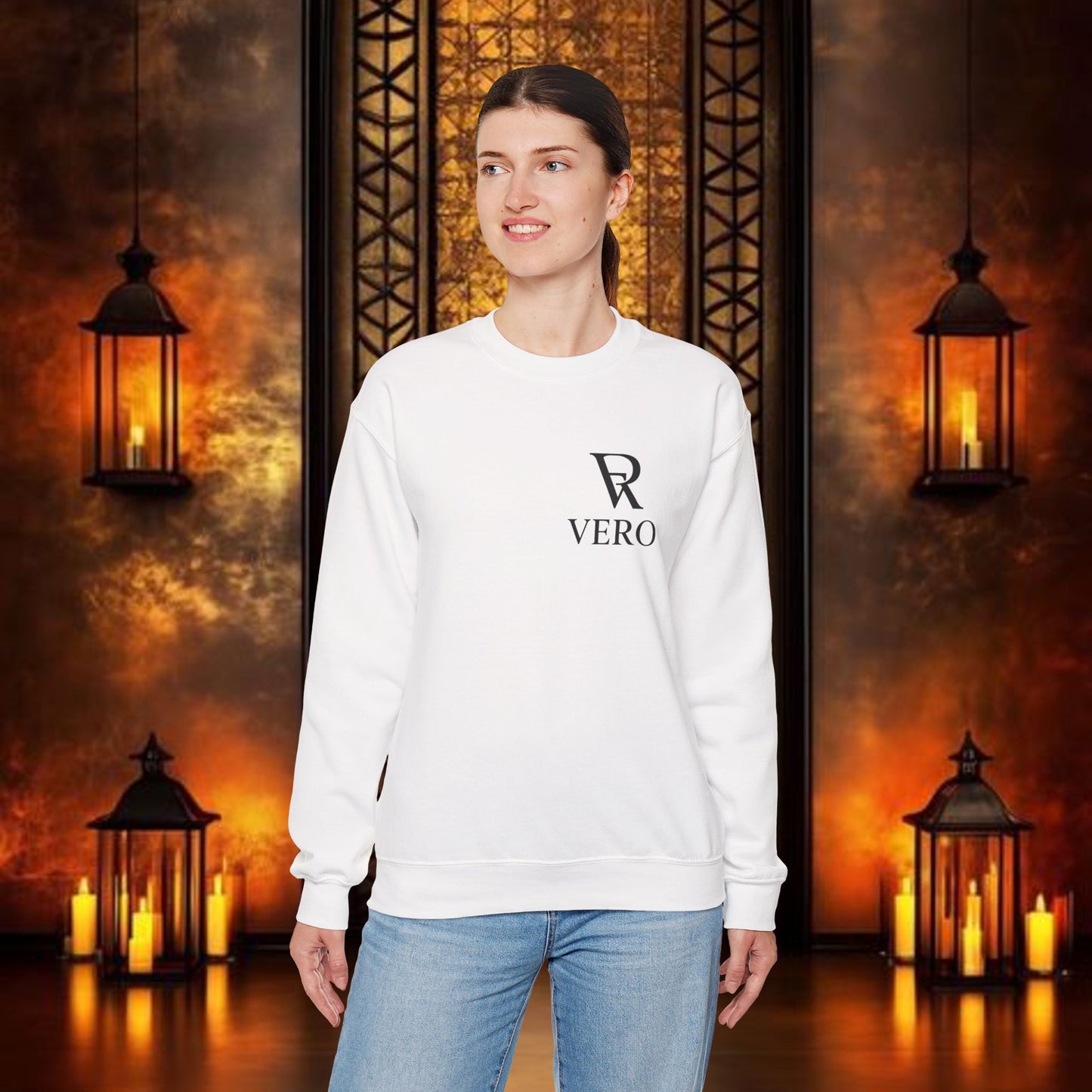 Inspirational Peace Crewneck Sweatshirt - Cozy Christian Fashion.