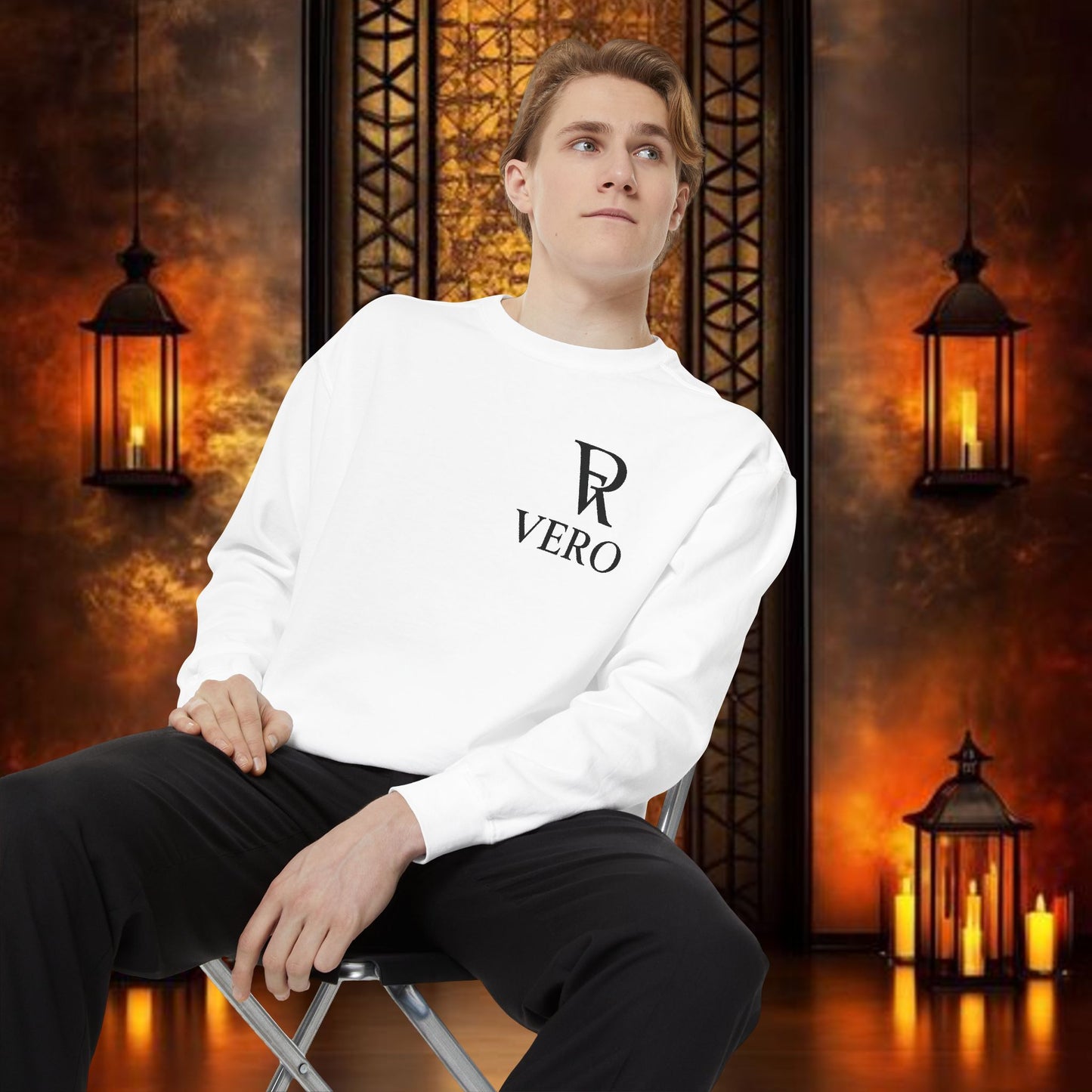 Faith Moves Mountains Sweatshirt | Unisex Garment-Dyed, Inspirational Gift.