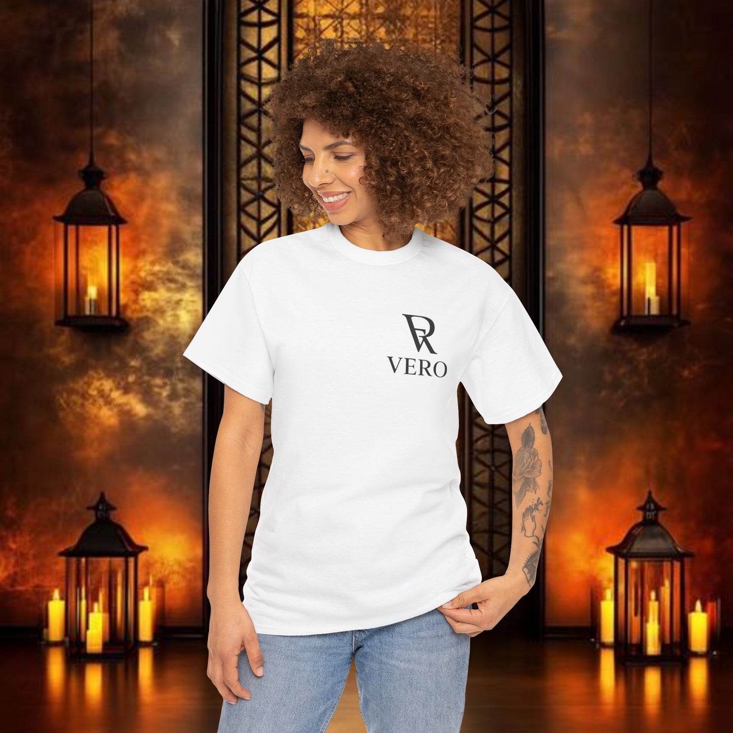 Faith Moves Mountains Unisex Heavy Cotton Tee - Inspirational Gift.