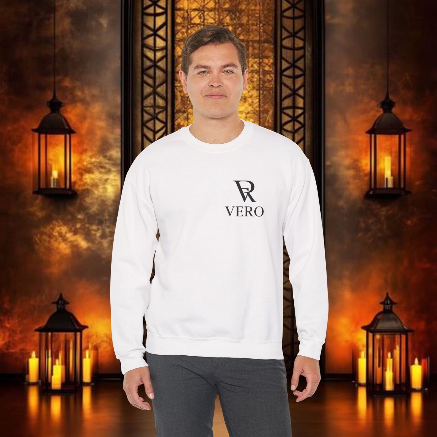 Inspirational Peace Crewneck Sweatshirt - Cozy Christian Fashion.